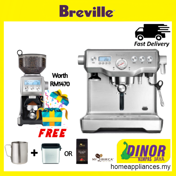 Breville BES920 The Dual Boiler Coffee Maker With Free Gift Breville ...