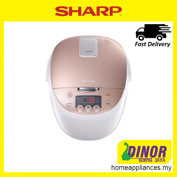 Sharp KSC186GL 1.8L Digital Rice Cooker - Dinor Kempas Jaya