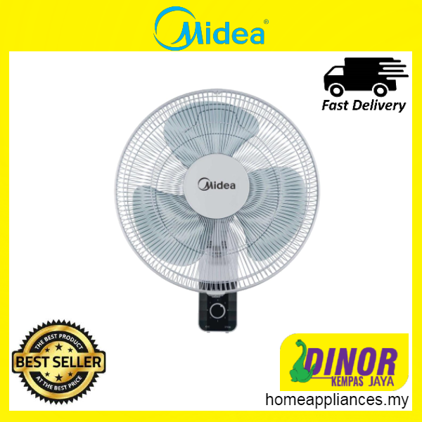 Midea Wall Fan 16 Inches Mf 16fw15ka Dinor Kempas Jaya