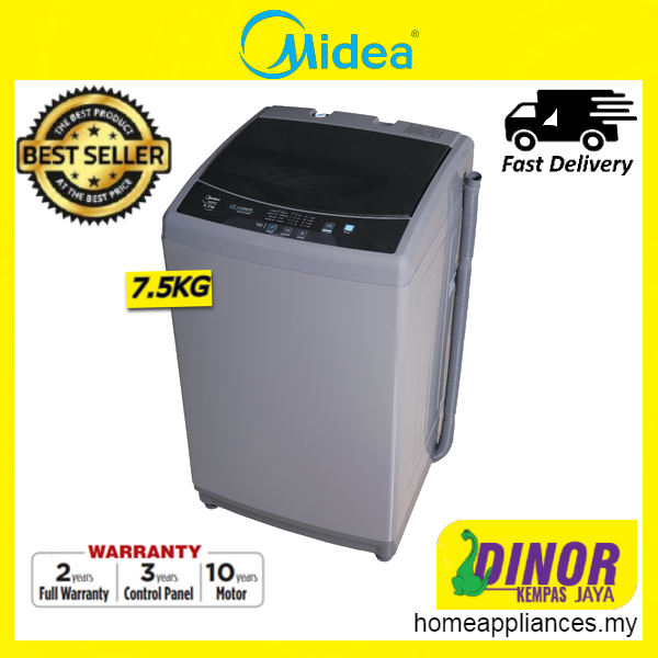 mesin basuh semi auto midea