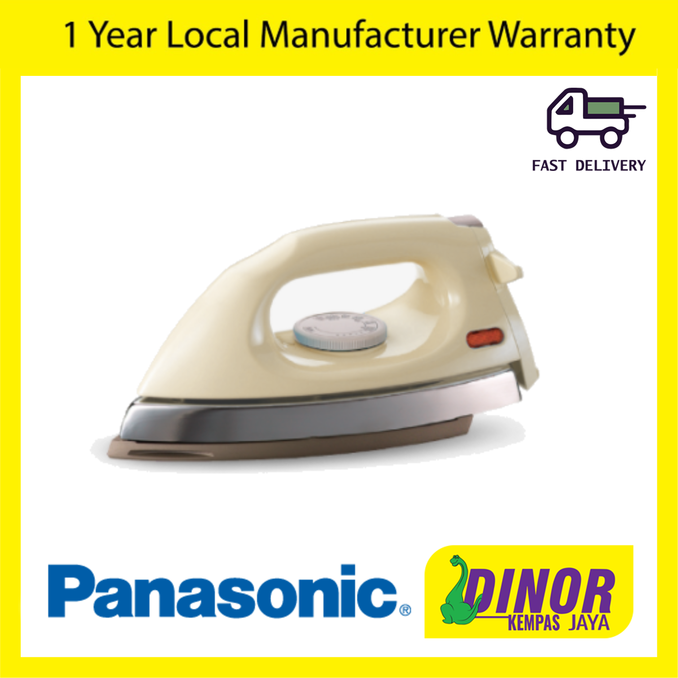 Panasonic Non-Stick Dry Iron NI415EWT (Random Color) - Image 2