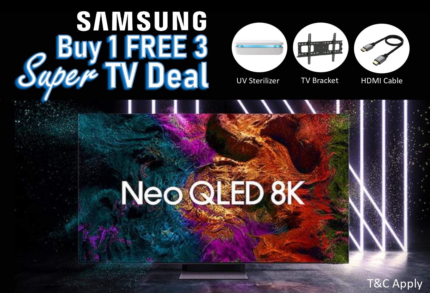 Samsung Buy 1 Free 3 Super TV Deal