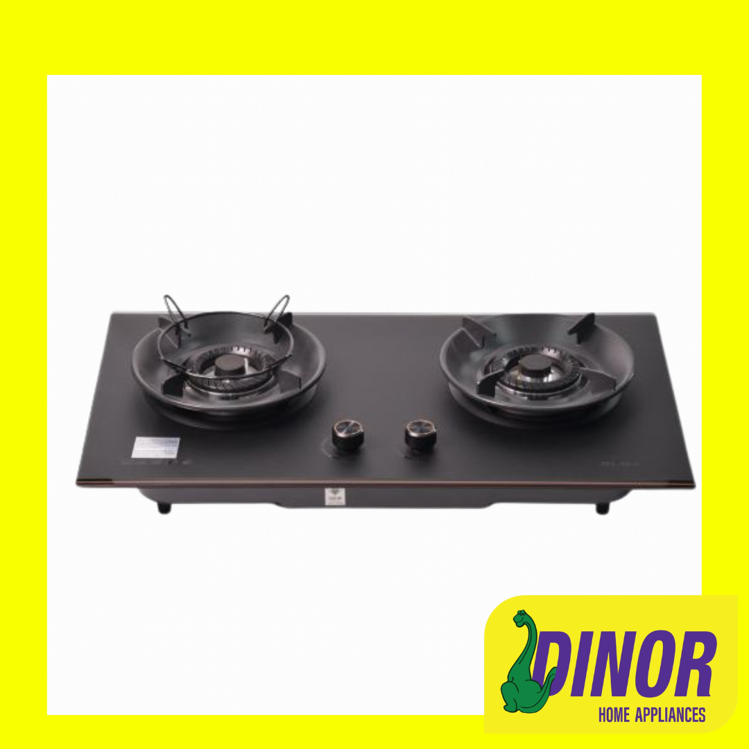 ELBA EGH-S8512G(GR) Built-in Gas Hob (2-Burner 5.0kW) Tempered Grey Glass Stove with Flame Failure Device | EGH-S8512G - Image 3