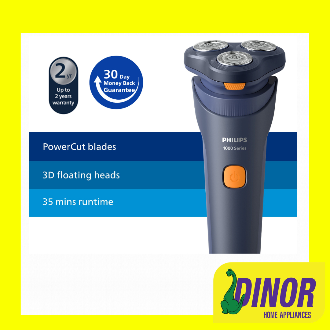 Philips Series 1000 Wet & Dry Electric Shaver S1880/00 | 27 PowerCut Blades & 3D Floating Heads - Image 3